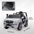 thumbnail image 3 of Qaba Voiture Électrique 12V pour Enfants, Voiture Électrique sous Licence Toyota pour Enfants, Jouet pour Tout-Petits Cadeau, Gris, 3 of 10