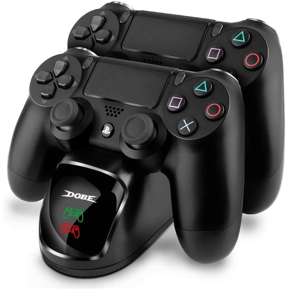Dual USB Controller Charger for PS4 Charging Dock Station for PlayStation 4 with LED Indicator for Sony Playstation 4 PS4 / PS4 Pro / PS4 Slim Controller