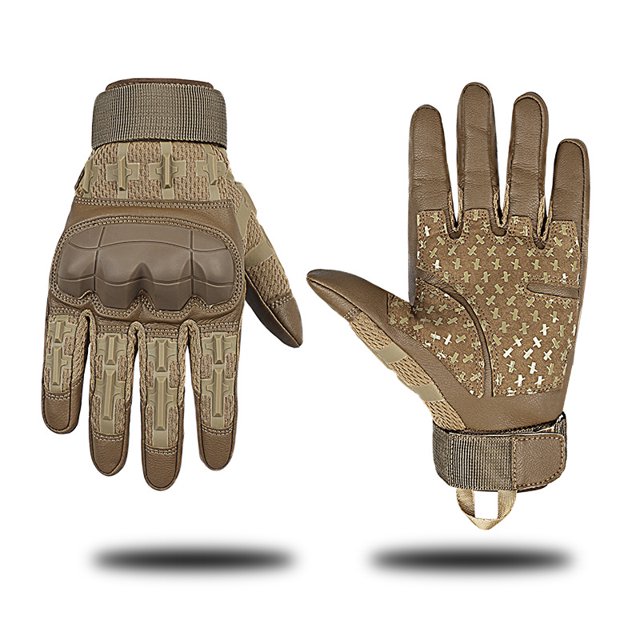 TopOne Motorcycle Gloves Touchscreen Lightweight Breathable Anti-Slip Knuckle Protection Full Finger Motorbike Gloves