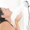 thumbnail image 3 of Shower Heads High Pressure with Handheld Spray 5 Functions Shower Head with Handheld, High Pressure Shower Head Set with Hose Adjastable Bracket Rubber Washers, 3 of 9