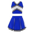 thumbnail image 1 of Sinleey Costume de Danseuse pour Filles avec Jupe Plissée Bleu Royal 4, 1 of 5