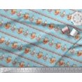 thumbnail image 2 of Soimoi Rayon Fabric Circle & Bird Kids Printed Craft Fabric by The Yard 56 Inch Wide, 2 of 3