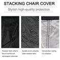thumbnail image 1 of mmirethe Stackable Outdoor Furniture With These Chair Covers Convenient Storage Outdoor Protection Cover Black 68*68*72cm, 1 of 6