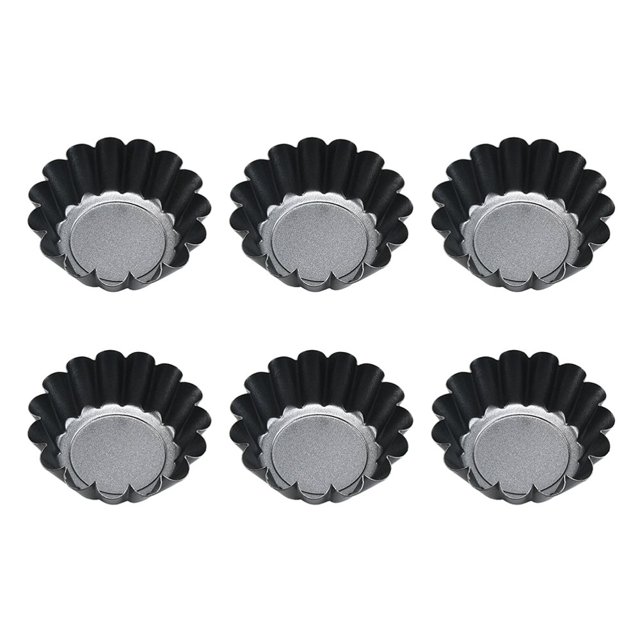 AMERTEER 6pcs Kitchen Iron Baking Molds Small Cake Bake Tools Pastry Baking Moulds
