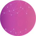 thumbnail image 1 of Ahgly Tapis Rond Lavable en Machine Intérieur Transitionnel Rose Profond, 5 Pieds Rond, 1 of 7