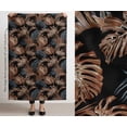 thumbnail image 3 of Soimoi 56 Inch Wide Polyester Canvas Fabric By 3 Yard - Leaves Pattern - Black - Water-Resistant Outdoor & Upholstery Material, 3 of 7