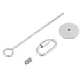 thumbnail image 2 of LAFGUR Fruit Stick, Bird Fruit Holder, (Silver) Smooth Appearance Tow Sizes For Parrots Pets Birds Animals, 2 of 8