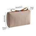 thumbnail image 2 of LSLJS Mini Cosmetic Bag Portable Carry-On Cosmetic Bag Hand-Held Makeup Bag Lip Gloss Storage Bag Travel Small Bag, 2 of 2