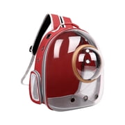 Vadktai Pet Space Capsule Backpack, Small Medium Cat Puppy Dog Carrier, Transparent Breathable Heat Proof, Pet Carrier for Travel Hiking Walking Camping