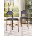 thumbnail image 1 of Topline Home Furnishings Chaise grise à hauteur de barre, 1 of 1