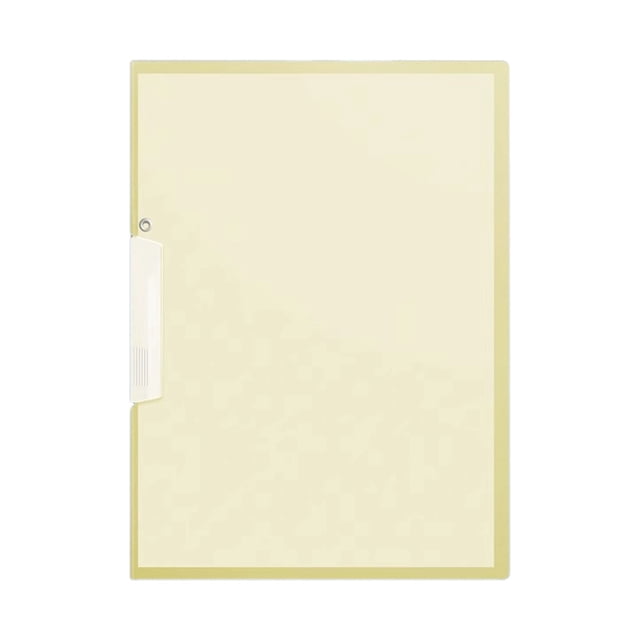 1 Pack Yellow Report Covers with Swing Clip, File Folder with Swing Clip, 30 Sheets Capacity, Slide Locking Report Covers, Letter Size, Front Report Covers for Documents Presentation Resume Office