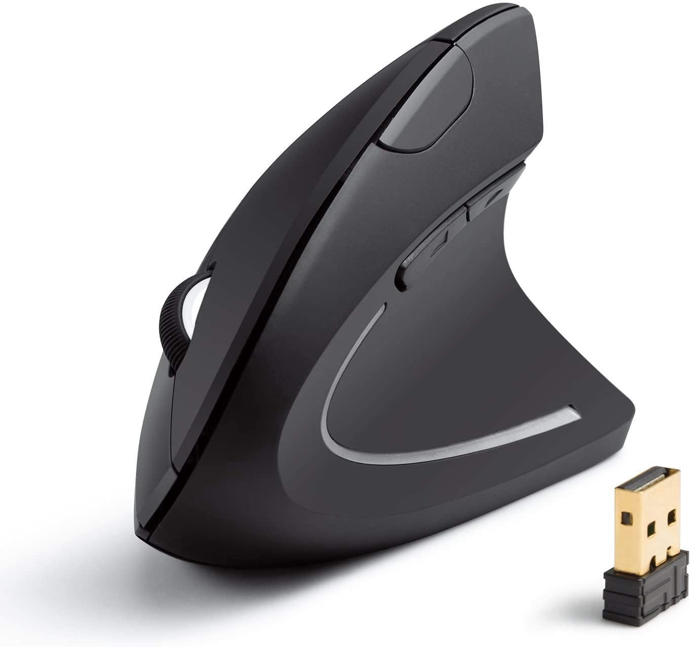 2.4G Wireless Vertical Ergonomic Optical Mouse, 800 / 1200 /1600 DPI