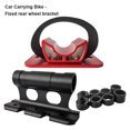 thumbnail image 3 of 2Pcs Bicycles Front Fork Mount Anti-corrosive Fast Release Heavy Release Rear Duty Nylon Buckle Aluminium Alloy Rear Wheel Rack Carrier Red, 3 of 8
