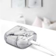 thumbnail image 4 of Compatible with Airpods Case, Ultra Thin Marble Airpod Case Full Protection Case Marble Pattern Airpods Case Portable Case for AirPods 2 Case Earpods Earbud Charging Case, 4 of 7