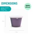 thumbnail image 2 of Melii Silicone Food Storage Containers 4 oz 6 pack, 2 of 7
