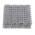 thumbnail image 1 of jifeng 2x1 Yard 16 Rangs Fleur Diamant Maille Wrap Ruban Strass Décoration de Mariage, 4 Pcs, 1 of 9