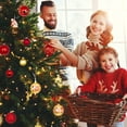 thumbnail image 4 of Pisexur Christmas Balls Ornaments for Xmas Tree, 44Pcs Shatterproof Christmas Tree Decorations, Tree Hanging Balls Christmas Balls Ornaments Set for Party Wedding Decoration, 4 of 6