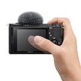 thumbnail image 4 of Sony Alpha ZV-E10 Mirrorless Vlog Camera With 16-50mm Lens + Two Pack 128GB Memory Card + Flash + Tripod + Backpack + ZeeTech Accessory Bundle (Black), 4 of 7