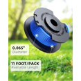 thumbnail image 2 of 7 Piece AC14RL3A Weed Wacker String Replacement Compatible With Ryobi One Plus 0.065 Inch Trimmer Line, 2 of 7