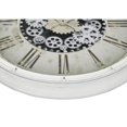thumbnail image 3 of Monarch Specialties I 9033 - Clocks, 30" Round, Gear Mechanism, Large Oversized, Wall Clock, White, Transitional, 3 of 4