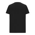 thumbnail image 4 of AherBiu Plus Size T Shirts for Women V Neck Loose Short Sleeve Tops Blouses Solid Color Basic Tees, 4 of 6