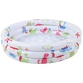 thumbnail image 3 of Piscine pour Bébé de 90 cm Motif Dinosaure Ronde Gonflable Jeu d'Eau pour Enfants, 3 of 14