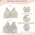 thumbnail image 4 of BIMEI Women's Mastectomy Pockets Wireless Post-Surgery Plus Size Full Coverage Everyday Bra 2461,Beige,42C, 4 of 5