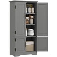 thumbnail image 1 of HOMCOM Garde-Manger de Cuisine 48 Pouces, Armoire de Rangement de Cuisine avec Étagères, Gris, 1 of 10