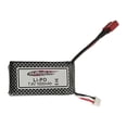 thumbnail image 1 of Pièce de Rechange de Batterie Li-Po 7.4V 1600mah pour Voiture Télécommandée 1/10 9125, 1 of 3