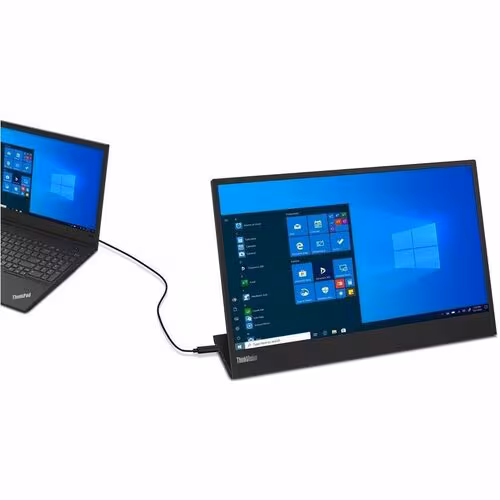 Lenovo ThinkVision M15 16", 1920 x 1080, Raven Black, 62CAUAR1UZ