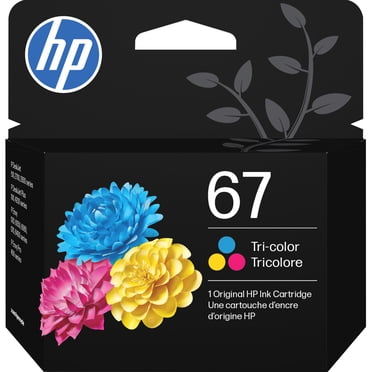 Cartouche d'encre tricolore originale HP 67 (3YM55AN)