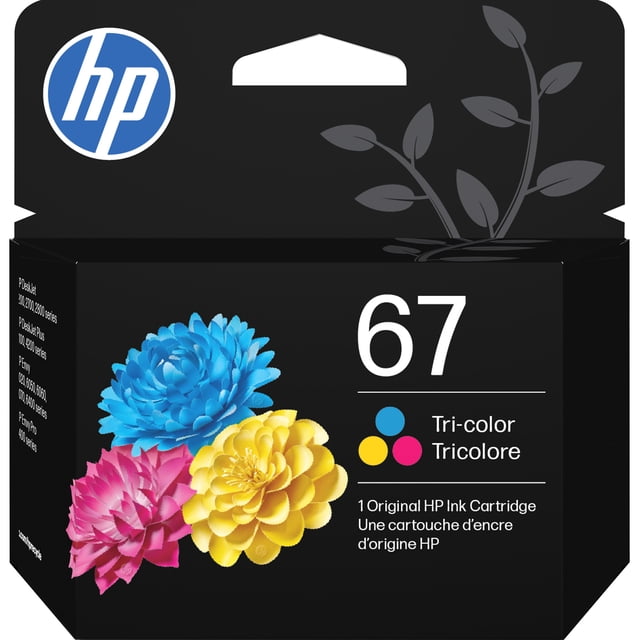 HP 67 Tri-color Original Ink Cartridge (3YM55AN)