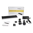 thumbnail image 4 of StarTech.com Triple Monitor USB 3.0 Laptop Docking Station - 4K HDMI, 2x DisplayPort - Universal USB Dock for Windows & Mac OS (10.14 & Above) (USB3DOCKH2DP) - Docking station - USB - 1GbE - for P/N: ARMBARTRIO2, ARMTRIO, LTLOCK, 4 of 7