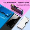 thumbnail image 4 of Electric Lighter Gift, USB Rechargeable Lighter Double Arc Electric Lighter with LED Windproof Lighter Electric Flameless Lighter Candle Lighter Christmas Men's Gift Lighters, 4 of 5