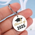 thumbnail image 3 of Pendentif Cadeau de Fin d'Études 2025 Cadeau pour Étudiant de la Part d'Un Enseignant Diplôme Infirmière Cadeau de Fin d'Études Porte-Clés Étiquette en Métal, 3 of 5