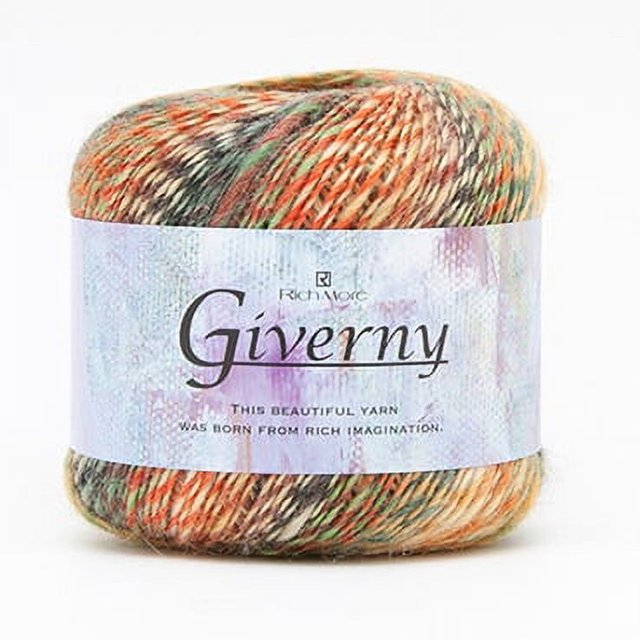 Japan RICH MORE GIVERNY beautiful yarn line thread 51% wool 30g/roll 114meters