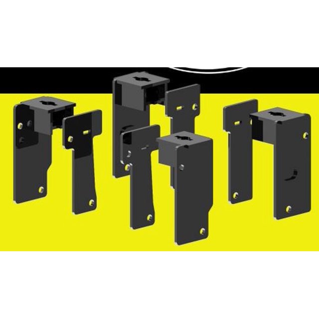 PullRite Kit d'Attelage de Remorque à Cinquième Roue 3124 SuperRail; à Utiliser avec SuperGlide 3100; Rails de Base et Supports Ajustés; à Boulonner; Perçage Requis