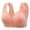 Pink, variant on Timegard Front Closure Bras for Women Full Coverage No Underwire Seniors Bras Comfort Everyday Underwear
