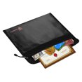 thumbnail image 4 of Graflsoa Fireproof Document Bag with Heat Resistance, Waterproof & Explosion-Proof Design, 15" x 11", Black, Horizontal Style for Home or Office Use, 4 of 6