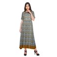 thumbnail image 4 of Moomaya Kurti Longue Imprimée Tenue d'Été Tunique Ligne A pour Femmes, 4 of 5