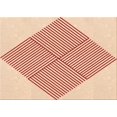 thumbnail image 1 of Ahgly Company Machine Washable Indoor Rectangle Transitional Bright Orange Area Rugs, 3' x 5', 1 of 7