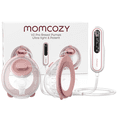 thumbnail image 3 of Momcozy Hands-Free Breast Pump V2 Pro Hospital-Grade, Portable Wearable Pump, Upgraded Electric Pump with 3 Rhythms, 15 Levels, Cozy Red, 3 of 11
