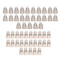 thumbnail image 3 of Kit de Consommable pour Torche de Découpe Plasma, Installation Facile 50 Pcs Buse Plasma Électrode Résistant aux Hautes Températures Électroplaqué pour Aluminium, 3 of 8