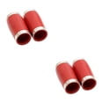 thumbnail image 3 of relayinert 2 Pieces Professional Wear-resistant Bakelite Clarinet Two Section Tuning Tube Metal Ring B Flat Clarinet Good Sealing Red 2Set, 3 of 6