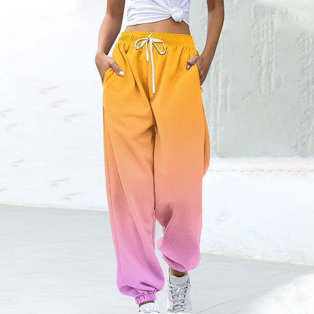 Simua Women's Lightweight Sweatpants with Pockets Gradient for Running