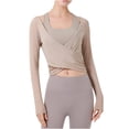 thumbnail image 1 of Timegard Sports Bra for Women Full Coverage High Support Breathable Yoga Bras with Mesh Cover up Top, 1 of 3