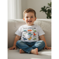 thumbnail image 3 of Argulvti T-Shirt d'Été pour Petits Garçons, Manches Courtes à la Mode, Col Rond, Imprimé de Lettres Dinosaure, 3 of 7