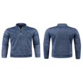 thumbnail image 4 of Men‘s Autumn Stand Collar Zipper Pullover with Long Sleeve, 4 of 5