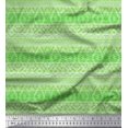 thumbnail image 1 of Soimoi Crepe Silk Fabric diamond shape & waves Abstract Print Fabric by the Yard 42 Inch Wide, 1 of 3