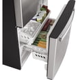 thumbnail image 2 of GE 18.6 Cu. Ft. Counter-Depth French-Door Refrigerator Fingerprint Resistant Stainless Steel - GWE19JYLFS, 2 of 5